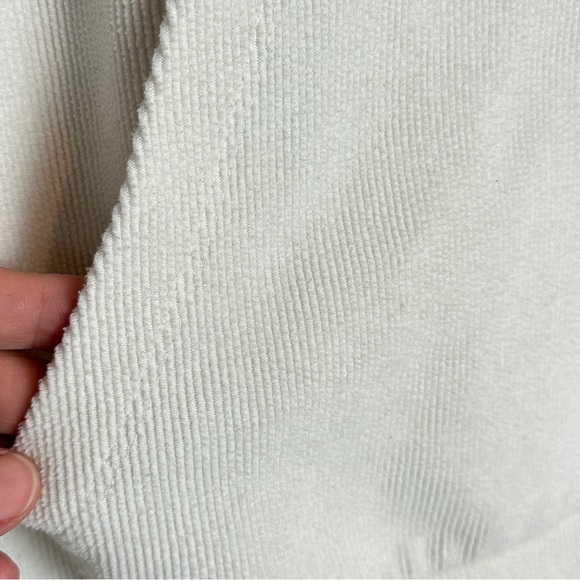 Andrew Marc New York White Textured Hoodie L - Picture 3 of 8